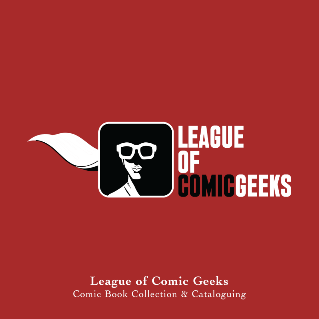 A comic book collecting and cataloguing logo; League of Comic Geeks