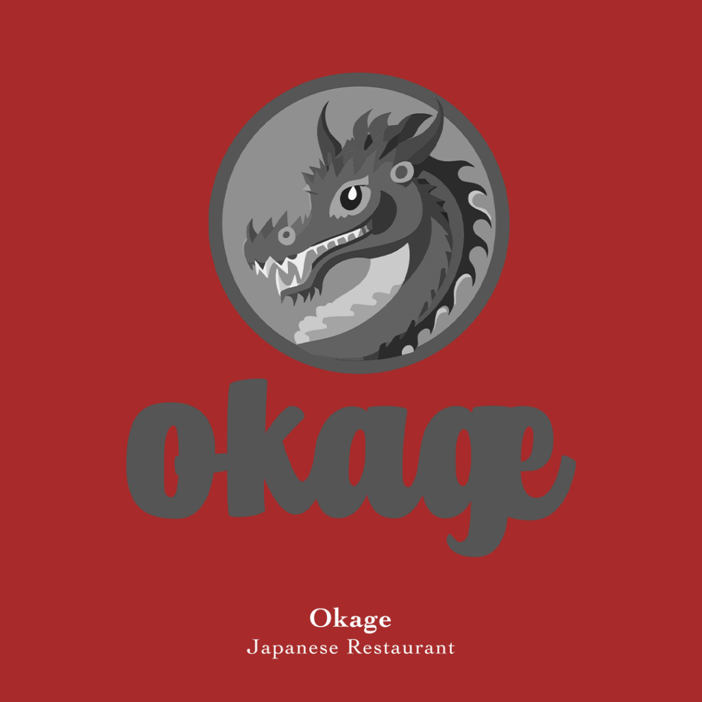 A logo for a Japanese restaurant: Okage